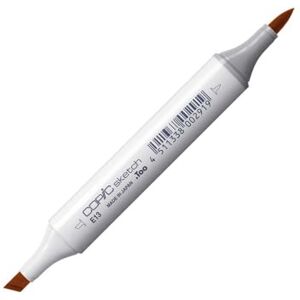 Copic Sketch Marker typ E 13, Light Suntan, profesionální značkovač, se super bush špičkou a středním hrotem Copic Sketch Marker typ E 13, Light Suntan, profesionální značkovač, se super bush špičkou a středním hrotem