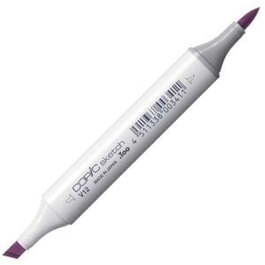 Copic Popisovač Sketch Typ V 12, Pale Lilac, profesionální zvýrazňovač štětců, se super hrotem a špičkou pro střední broad Copic Popisovač Sketch Typ V 12, Pale Lilac, profesionální zvýrazňovač štětců, se super hrotem a špičkou pro střední broad
