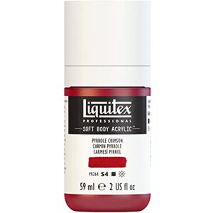 Liquitex 1959326 Professional akrylová barva Soft Body – umělecká barva v krémově krycí konzistenci, vysoká pigmentace, světlostálá a odolná proti stárnutí, 59ml láhev – pyrrolkarmín Liquitex 1959326 Professional akrylová barva Soft Body – umělecká barva v krémově krycí konzistenci, vysoká pigmentace, světlostálá a odolná proti stárnutí, 59ml láhev – pyrrolkarmín