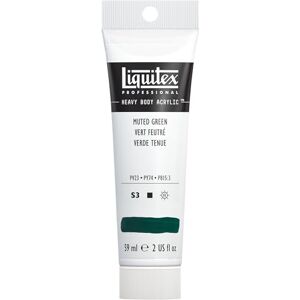 Liquitex 1040501 Professional Heavy Body akrylová barva v umělecké kvalitě s vynikající světlostálostí v máslové konzistenci, 59 ml tuba – tlumená zelená Liquitex 1040501 Professional Heavy Body akrylová barva v umělecké kvalitě s vynikající světlostálostí v máslové konzistenci, 59 ml tuba – tlumená zelená