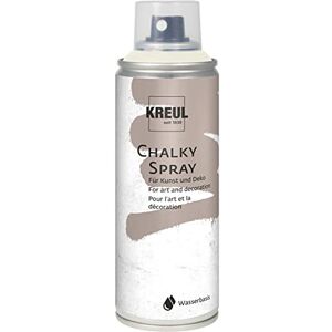 KREUL 76352 Chalky Spray white cotton, 200 ml, matná barva ve spreji s křídovým vzhledem na bázi vody, vysoce pigmentovaný a voděodolný, pro vnitřní a venkovní použití KREUL 76352 Chalky Spray white cotton, 200 ml, matná barva ve spreji s křídovým vzhledem na bázi vody, vysoce pigmentovaný a voděodolný, pro vnitřní a venkovní použití