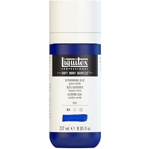 Liquitex 1923380 Professional akrylová barva Soft Body – umělecká barva v krémově krycí konzistenci, vysoká pigmentace, stálobarevná a odolná proti stárnutí, láhev 237 ml – ultramarínová modrá (zelený odstín) Liquitex 1923380 Professional akrylová barva Soft Body – umělecká barva v krémově krycí konzistenci, vysoká pigmentace, stálobarevná a odolná proti stárnutí, láhev 237 ml – ultramarínová modrá (zelený odstín)