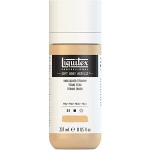 Liquitex 1923434 profesionální akrylová barva Soft Body – umělecká barva v krémové krycí konzistenci, vysoká pigmentace, stálobarevná a odolná proti stárnutí, 237 ml láhev – nebělený titan Liquitex 1923434 profesionální akrylová barva Soft Body – umělecká barva v krémové krycí konzistenci, vysoká pigmentace, stálobarevná a odolná proti stárnutí, 237 ml láhev – nebělený titan