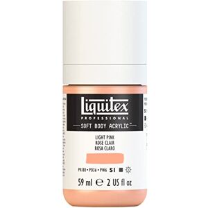 Liquitex 1959810 profesionální akrylová barva Soft Body – umělecká barva v krémové krycí konzistenci, vysoká pigmentace, stálobarevná a odolná proti stárnutí, 59 ml láhev – růžová světlá Liquitex 1959810 profesionální akrylová barva Soft Body – umělecká barva v krémové krycí konzistenci, vysoká pigmentace, stálobarevná a odolná proti stárnutí, 59 ml láhev – růžová světlá