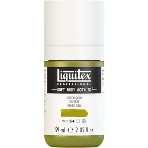 Liquitex 1959325 Professional akrylová barva Soft Body – umělecká barva v krémově krycí konzistenci, vysoká pigmentace, světlostálá a odolná proti stárnutí, 59ml láhev – zelené zlato Liquitex 1959325 Professional akrylová barva Soft Body – umělecká barva v krémově krycí konzistenci, vysoká pigmentace, světlostálá a odolná proti stárnutí, 59ml láhev – zelené zlato
