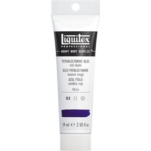 Liquitex 1045314 Professional Heavy Body akrylová barva v umělecké kvalitě s vynikající stálostí na světle v máslové konzistenci, tuba 59 ml – ftalo modrá (odstín červené) Liquitex 1045314 Professional Heavy Body akrylová barva v umělecké kvalitě s vynikající stálostí na světle v máslové konzistenci, tuba 59 ml – ftalo modrá (odstín červené)