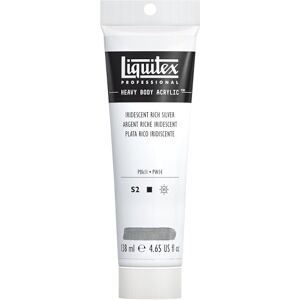 Liquitex Akrylová barva 4417239 Professional Heavy Body v umělecké kvalitě s vynikající stálostí na světle v lícné konzistenci, tuba 138 ml irizující syté stříbro Liquitex Akrylová barva 4417239 Professional Heavy Body v umělecké kvalitě s vynikající stálostí na světle v lícné konzistenci, tuba 138 ml irizující syté stříbro