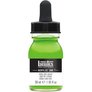 Liquitex 4260740 tekuté profesionální akrylové barvy inkoust, tuš, 30 ml, vysoce pigmentovaná airbrush barva, limetková zelená živá Liquitex 4260740 tekuté profesionální akrylové barvy inkoust, tuš, 30 ml, vysoce pigmentovaná airbrush barva, limetková zelená živá