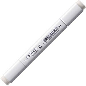 Copic Classic Marker typ T 0, toner šedý č. 0, profesionální popisovač layoutu, se širokou a jemnou špičkou Copic Classic Marker typ T 0, toner šedý č. 0, profesionální popisovač layoutu, se širokou a jemnou špičkou