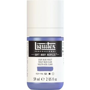 Liquitex 1959680 profesionální akrylová barva Soft Body – umělecká barva v krémové krycí konzistenci, vysoká pigmentace, stálobarevná a odolná proti stárnutí, 59 ml láhev – světle modrá fialová Liquitex 1959680 profesionální akrylová barva Soft Body – umělecká barva v krémové krycí konzistenci, vysoká pigmentace, stálobarevná a odolná proti stárnutí, 59 ml láhev – světle modrá fialová