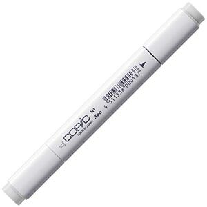Copic Classic Marker typ N 1, neutrální šedý č. 1, profesionální popisovač layoutu, se širokou a jemnou špičkou Copic Classic Marker typ N 1, neutrální šedý č. 1, profesionální popisovač layoutu, se širokou a jemnou špičkou