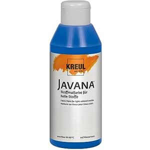 KREUL 91307 – Javana barva na látky na světlé látky, 250ml sklo v královské modré, hebká barva na bázi vody s krémovým charakterem, proniká hluboko do vláken, po fixaci KREUL 91307 – Javana barva na látky na světlé látky, 250ml sklo v královské modré, hebká barva na bázi vody s krémovým charakterem, proniká hluboko do vláken, po fixaci