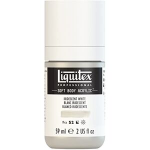 Liquitex 1959238 profesionální akrylová barva Soft Body – umělecká barva v krémové krycí konzistenci, vysoká pigmentace, stálobarevná a odolná proti stárnutí, 59 ml láhev – irizující bílá Liquitex 1959238 profesionální akrylová barva Soft Body – umělecká barva v krémové krycí konzistenci, vysoká pigmentace, stálobarevná a odolná proti stárnutí, 59 ml láhev – irizující bílá