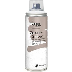 KREUL 76351 Chalky Spray Snow White, 200 ml, matná sprejová barva se vzhledem křídy na vodní bázi, vysoce pigmentovaný a voděodolný, pro vnitřní a venkovní použití KREUL 76351 Chalky Spray Snow White, 200 ml, matná sprejová barva se vzhledem křídy na vodní bázi, vysoce pigmentovaný a voděodolný, pro vnitřní a venkovní použití