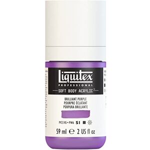 Liquitex 1959590 Professional akrylová barva Soft Body – umělecká barva v krémově krycí konzistenci, vysoká pigmentace, světlostálá a odolná proti stárnutí, láhev 59 ml – brilantní fialová Liquitex 1959590 Professional akrylová barva Soft Body – umělecká barva v krémově krycí konzistenci, vysoká pigmentace, světlostálá a odolná proti stárnutí, láhev 59 ml – brilantní fialová