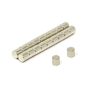 FIRST4MAGNETS N42 Neodym magnet pro umění, umělecké řemeslo, výroba modelů průměr 5 mm x tloušťka 5 mm vlak 0,9 kg balení 20, stříbro FIRST4MAGNETS N42 Neodym magnet pro umění, umělecké řemeslo, výroba modelů průměr 5 mm x tloušťka 5 mm vlak 0,9 kg balení 20, stříbro