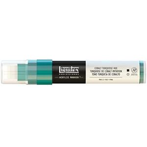 Liquitex Akrylový popisovač akrylová barva, kobalt tyrkysová Imit 8-15 mm hrot Liquitex Akrylový popisovač akrylová barva, kobalt tyrkysová Imit 8-15 mm hrot