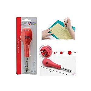 Artemio 2 und 3 mm Punch 3 Nummern 4, Rot Artemio 2 und 3 mm Punch 3 Nummern 4, Rot