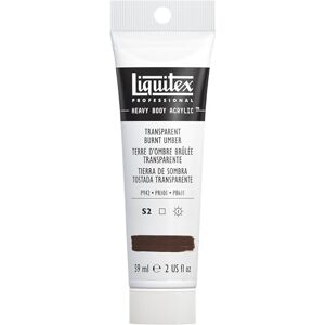 Liquitex 1045130 Professional Heavy Body akrylová barva v umělecké kvalitě s vynikající stálostí na světle v buttrentní konzistenci, tuba 59 ml Pálená Umbra průhledná Liquitex 1045130 Professional Heavy Body akrylová barva v umělecké kvalitě s vynikající stálostí na světle v buttrentní konzistenci, tuba 59 ml Pálená Umbra průhledná