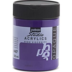 PEBEO Studio hrnec akrylová barva, 500 ml, tmavá kobaltová fialová PEBEO Studio hrnec akrylová barva, 500 ml, tmavá kobaltová fialová