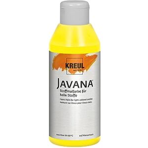 KREUL 91301 – Javana barva na textil na světlé látky, 250ml sklo v citronu, hebká barva na bázi vody s krémovým charakterem, proniká hluboko do vláken, po fixaci lze prát KREUL 91301 – Javana barva na textil na světlé látky, 250ml sklo v citronu, hebká barva na bázi vody s krémovým charakterem, proniká hluboko do vláken, po fixaci lze prát