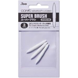Copic Sketch náhradní hroty Super Brush, 3 kusy Copic Sketch náhradní hroty Super Brush, 3 kusy