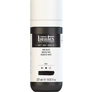Liquitex 1923276 profesionální akrylová barva Soft Body – umělecká barva v krémové krycí konzistenci, vysoká pigmentace, stálobarevná a odolná proti stárnutí, 237 ml láhev – Marsově černá Liquitex 1923276 profesionální akrylová barva Soft Body – umělecká barva v krémové krycí konzistenci, vysoká pigmentace, stálobarevná a odolná proti stárnutí, 237 ml láhev – Marsově černá