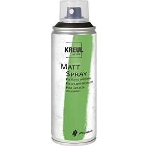 KREUL 76327 barevný sprej černý, 200 ml, klasicky matný sprej na vodní bázi vysoce pigmentovaný a voděodolný, odolný vůči styropou, pro vnitřní a venkovní použití KREUL 76327 barevný sprej černý, 200 ml, klasicky matný sprej na vodní bázi vysoce pigmentovaný a voděodolný, odolný vůči styropou, pro vnitřní a venkovní použití