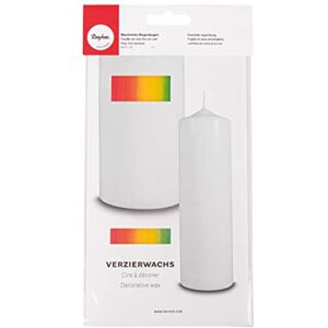 Rayher HOBBY 31545990 dekorační vosk duha, podélné proužky, dekorační vosková deska 20 x 10 cm, vosková fólie na zdobení svíček, vosková fólie Rayher HOBBY 31545990 dekorační vosk duha, podélné proužky, dekorační vosková deska 20 x 10 cm, vosková fólie na zdobení svíček, vosková fólie