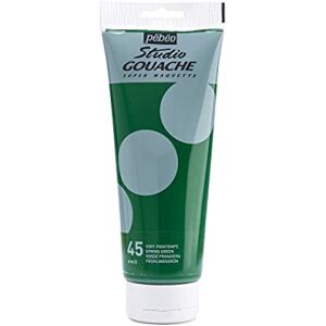 PEBEO Pébéo Studio Gouache 220 ml Professionelle Gouache-Farbe, Frühlingsgrün PEBEO Pébéo Studio Gouache 220 ml Professionelle Gouache-Farbe, Frühlingsgrün