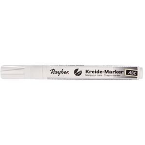 Rayher Hobby 38830102 Kreide-Marker, Keilspitze 2-6 mm, weiß Rayher Hobby 38830102 Kreide-Marker, Keilspitze 2-6 mm, weiß