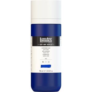 Liquitex 1946380 profesionální akrylová barva Soft Body – umělecká barva v krémové krycí konzistenci, vysoká pigmentace, stálobarevná a odolná proti stárnutí, 946 ml láhev – ultramarínová modř (zelený odstín) Liquitex 1946380 profesionální akrylová barva Soft Body – umělecká barva v krémové krycí konzistenci, vysoká pigmentace, stálobarevná a odolná proti stárnutí, 946 ml láhev – ultramarínová modř (zelený odstín)