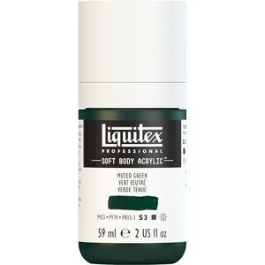 Liquitex 1959501 profesionální akrylová barva Soft Body – umělecká barva v krémové krycí konzistenci, vysoká pigmentace, stálobarevná a odolná proti stárnutí, 59 ml láhev – tlumená zelená Liquitex 1959501 profesionální akrylová barva Soft Body – umělecká barva v krémové krycí konzistenci, vysoká pigmentace, stálobarevná a odolná proti stárnutí, 59 ml láhev – tlumená zelená