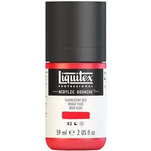 Liquitex 2059983 Professional akryl kvaš červená fluo, 59ml láhev, matná akrylová barva s kvašovými vlastnostmi, vysoce krycí, voděodolná a stálobarevná Liquitex 2059983 Professional akryl kvaš červená fluo, 59ml láhev, matná akrylová barva s kvašovými vlastnostmi, vysoce krycí, voděodolná a stálobarevná