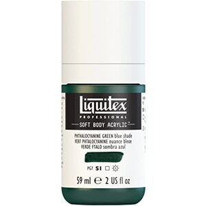 Liquitex 1959317 Professional akrylová barva Soft Body Umělecká barva v krémové krycí konzistenci, vysoká pigmentace, stálobarevná a odolná proti stárnutí, láhev 59 ml Phthaloggreen (modrý odstín) Liquitex 1959317 Professional akrylová barva Soft Body Umělecká barva v krémové krycí konzistenci, vysoká pigmentace, stálobarevná a odolná proti stárnutí, láhev 59 ml Phthaloggreen (modrý odstín)