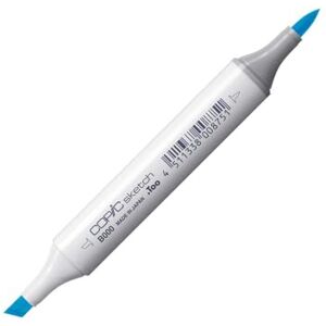 Copic Popisovač Sketch Typ B 000, Pale Porcelain Blue, profesionální popisovač štětců, se super špičkou a špičkou pro střední pečení Copic Popisovač Sketch Typ B 000, Pale Porcelain Blue, profesionální popisovač štětců, se super špičkou a špičkou pro střední pečení