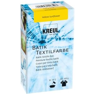 KREUL 98522 batiková textilní barva Yellow Sunflower, 70 g, barevný prášek pro batikování a barvení textilií KREUL 98522 batiková textilní barva Yellow Sunflower, 70 g, barevný prášek pro batikování a barvení textilií