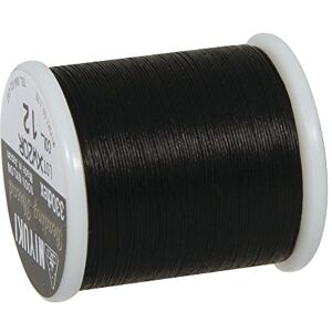 Rayher Hobby 89300576 řadová příze pro rocailles, černá, cívka 50 m, tloušťka 0,27 mm ø, ideální pro Delica Rocailles 1,6 mm, perlová příze 100% nylon, extrémně tenká a odolná proti roztržení Rayher Hobby 89300576 řadová příze pro rocailles, černá, cívka 50 m, tloušťka 0,27 mm ø, ideální pro Delica Rocailles 1,6 mm, perlová příze 100% nylon, extrémně tenká a odolná proti roztržení