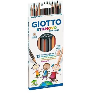 GIOTTO 2574 00 Stilnovo Skin Tones, barevné tužky, sada s 12 tužkami GIOTTO 2574 00 Stilnovo Skin Tones, barevné tužky, sada s 12 tužkami