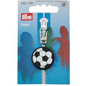 Prym 482190 módní zip pro děti fotbal černá/bílá Prym 482190 módní zip pro děti fotbal černá/bílá