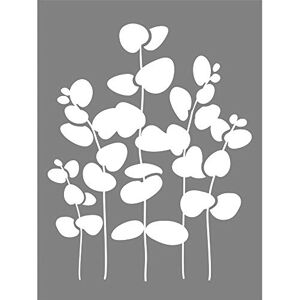 Rayher 45110000 Eukalyptová šablona, 15,25 x 20,32 cm, laserem vyřezávaná polyesterová šablona, šablona, šedá Rayher 45110000 Eukalyptová šablona, 15,25 x 20,32 cm, laserem vyřezávaná polyesterová šablona, šablona, šedá