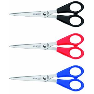 Westcott E-31032 00 kancelářské nůžky, 17 cm, 3dílná sada, černá/červená/modrá Westcott E-31032 00 kancelářské nůžky, 17 cm, 3dílná sada, černá/červená/modrá
