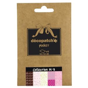 décopatch DP003O Packung Décopocket mit 5 Papierbogen (30 x 40 cm) (gefaltet, 13 x 9,5 cm, praktisch zum Transportieren und einfach zum Verwenden) 1 Pack farbig sortiert décopatch DP003O Packung Décopocket mit 5 Papierbogen (30 x 40 cm) (gefaltet, 13 x 9,5 cm, praktisch zum Transportieren und einfach zum Verwenden) 1 Pack farbig sortiert