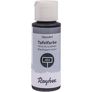 Rayher 38807000 Tafelfarbe schwarz, Flasche 59 ml Rayher 38807000 Tafelfarbe schwarz, Flasche 59 ml