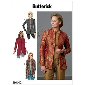 Butterick McCall 's B6602 Schnittmuster, Vorlage, Papier, weiß, 14–16–18–20–22 Butterick McCall 's B6602 Schnittmuster, Vorlage, Papier, weiß, 14–16–18–20–22