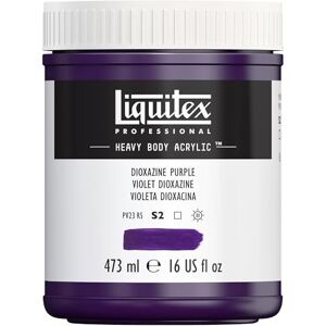 Liquitex 4412186 Professional Heavy Body akrylová barva v umělecké kvalitě s vynikající stálostí na světle v máslové konzistenci, hrnec 473 ml – dioxazinová purpurová Liquitex 4412186 Professional Heavy Body akrylová barva v umělecké kvalitě s vynikající stálostí na světle v máslové konzistenci, hrnec 473 ml – dioxazinová purpurová