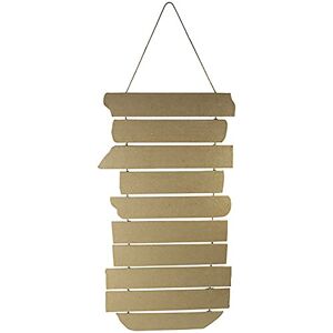 décopatch HD044C Wegweiser zum Aufhängen 10-teilig (aus Pappmaché zum Verzieren und Personalisieren, praktisch, ideal für Ihre Hausdeko, 27 x 0,6 x 65 cm) 1 Stück kartonbraun décopatch HD044C Wegweiser zum Aufhängen 10-teilig (aus Pappmaché zum Verzieren und Personalisieren, praktisch, ideal für Ihre Hausdeko, 27 x 0,6 x 65 cm) 1 Stück kartonbraun