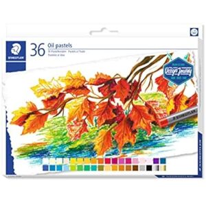 Staedtler 2420 C36 olejové pastelové křídy (voděodolné, drží na téměř všech hladkých plochách, průměr křídy cca 11 mm) kartonové pouzdro s 36 zářivými barvami Staedtler 2420 C36 olejové pastelové křídy (voděodolné, drží na téměř všech hladkých plochách, průměr křídy cca 11 mm) kartonové pouzdro s 36 zářivými barvami