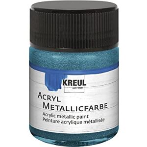 KREUL 77582 Akrylová metalická barva, 50 ml sklo v metalickém benzínu, okouzlující akrylová barva s metalickým efektem, na vodní bázi, krémová vrstva, rychleschnoucí a voděodolná KREUL 77582 Akrylová metalická barva, 50 ml sklo v metalickém benzínu, okouzlující akrylová barva s metalickým efektem, na vodní bázi, krémová vrstva, rychleschnoucí a voděodolná