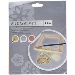 Creativ Blattmetall, Blatt 16x16 cm, gold, 25Blatt Creativ Blattmetall, Blatt 16x16 cm, gold, 25Blatt